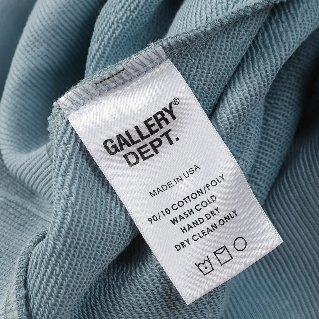GALLERY DEPT. Autumn new hooded sweatshirt Style number: D3080P210 Color: blue Size: S M L XL